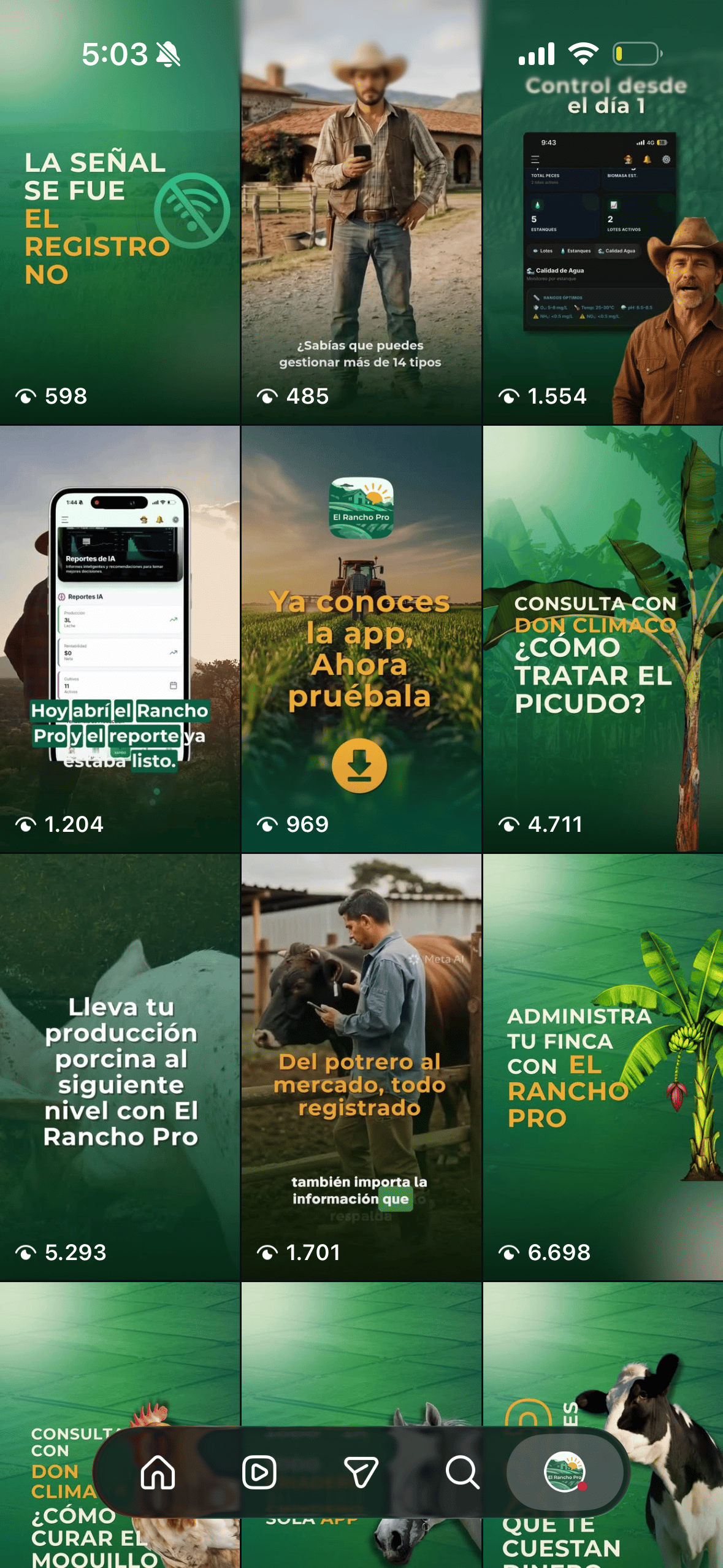 Reels El Rancho Pro