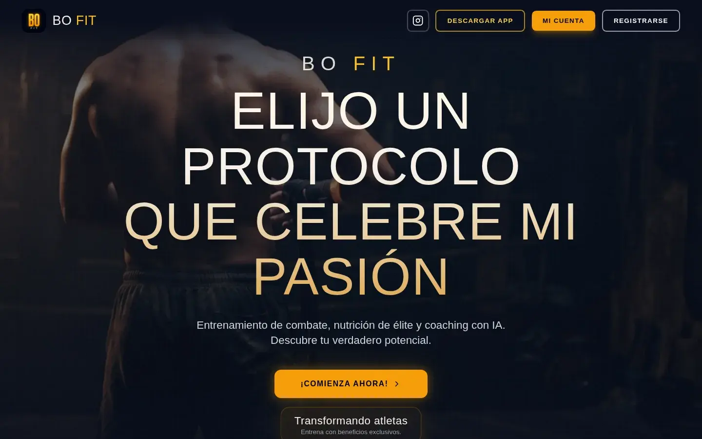 Sitio web BoFit